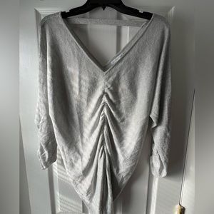 New York & Company Shimmery V-Neck Top